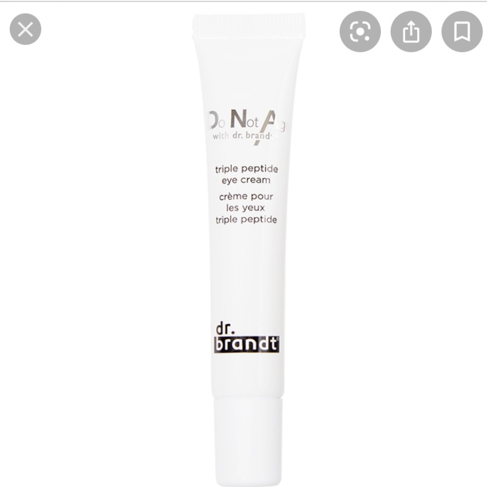 Do not age with Dr. Brandt eye cream